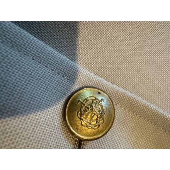 Vintage Chaps by Ralph Lauren Men’s Blazer – Beige with Gold Nautical Buttons - Picture 9 of 10